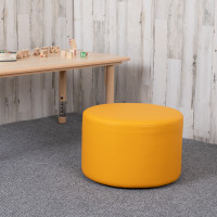 Flash Furniture ZB-FT-045R-12-YELLOW-GG Soft Seating Collaborative Circle for Classrooms and Daycares - 12